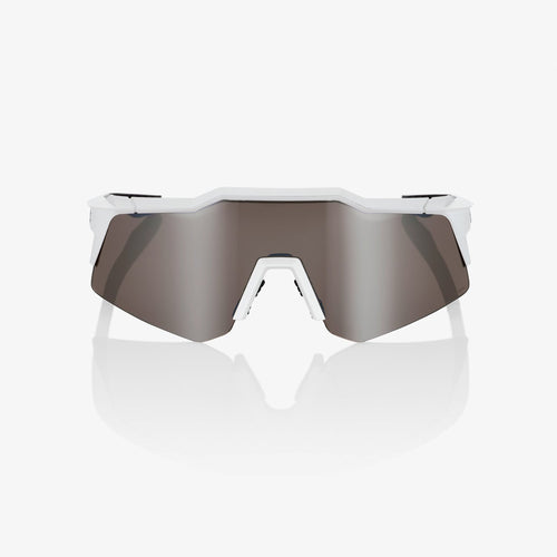 Lunettes - 100% - Speedcraft SL - Matte White - Hiper Silver Mirror Lens