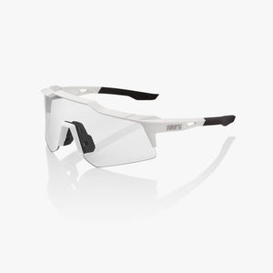 Lunettes - 100% - Speedcraft - Matte White - Hiper Silver Mirror Lens